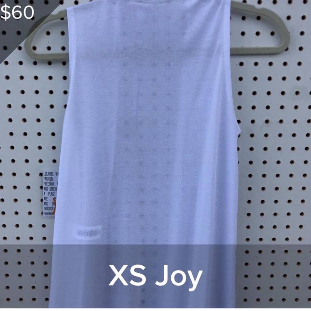 BNWT White LuLaRoe Joy XS